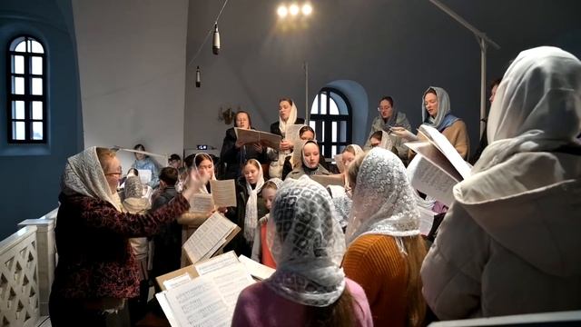 Стихиры Недели 4-й Великого поста прп. Иоанна Лествичника в исполнении хора "Благовест" смотреть онлайн