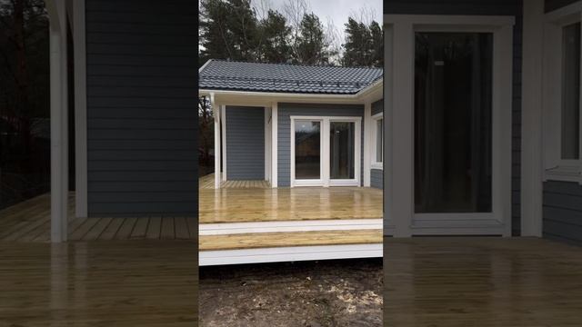 Каркасный дом с эркером смотреть онлайн