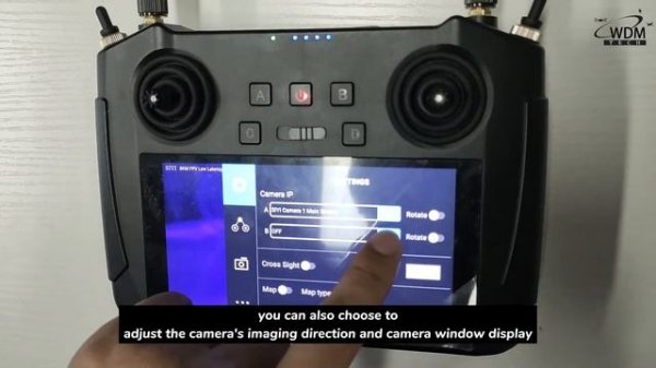 SIYI ZT6 Gimbal with N7 Flight Controller display to MK15 Remote Controller