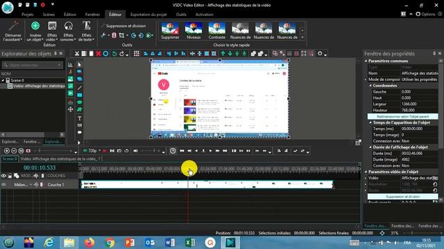 Augmenter la vitesse d'une vidéo avec VSDC Video Editor смотреть онлайн