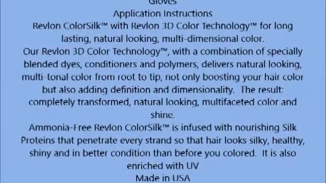 Revlon Colorsilk Beautiful Color, Ultra Light Ash Blonde 05 1 ea смотреть онлайн