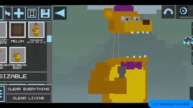 Melon Playground Fredbear Family Diner Mod Pack Mod By @wesklgames-2480_ofc