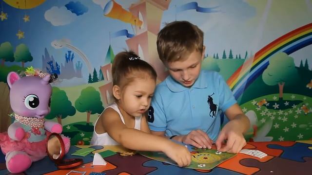 Умная мозаика для детей Свинка Пеппа. Делаем объемную картинку из мозаики. смотреть онлайн