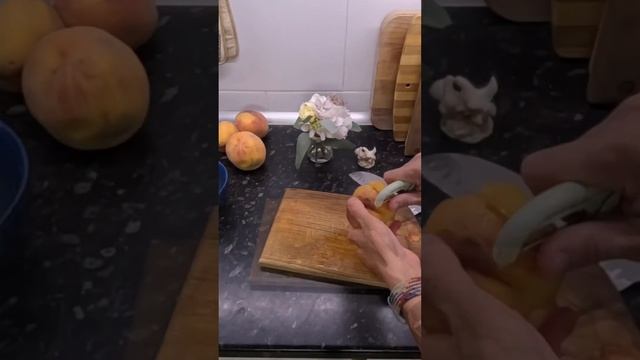 Пирог с персиками #пирогкчаю смотреть онлайн