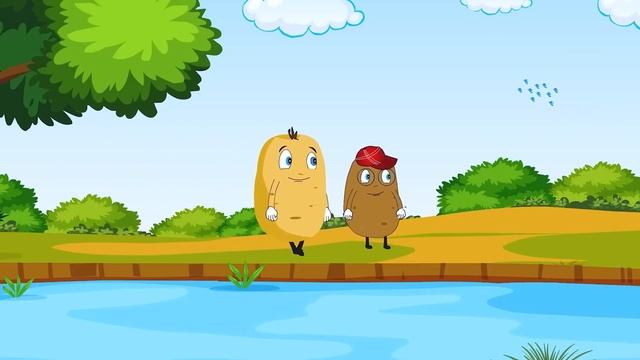 आलू कचालू और बंदर मामा | Allo Kachalu & Bandar Mama | Hindi Rhyme for Kids смотреть онлайн