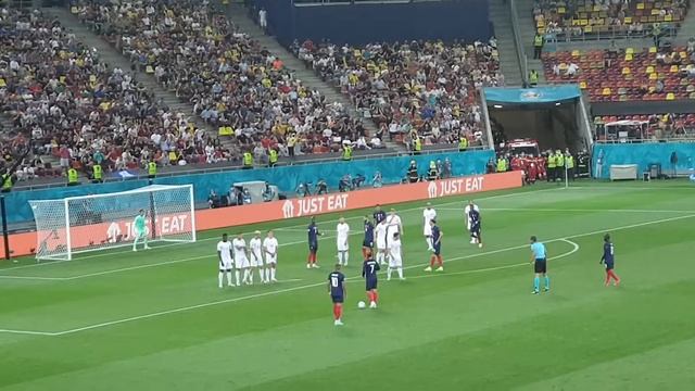 Kylian Mbappe's freekick into the wall+rebound-Euro 2020-France-Switzerland 3-3-1/8 Final@ Buchares смотреть онлайн