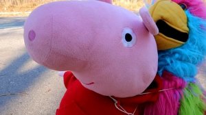 Пиги и Степан катаются на скейте за МАШИНОЙ