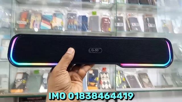RGB Light Bluetooth Speaker G50 Price Only 1020 Tk #bluetoothspeaker #gadgets