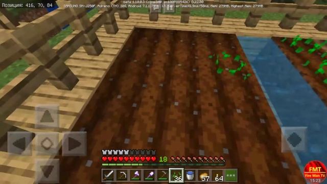 Minecraft PE. Выживание на максимальном уровне сложности #37. Готова ферма опыта. смотреть онлайн