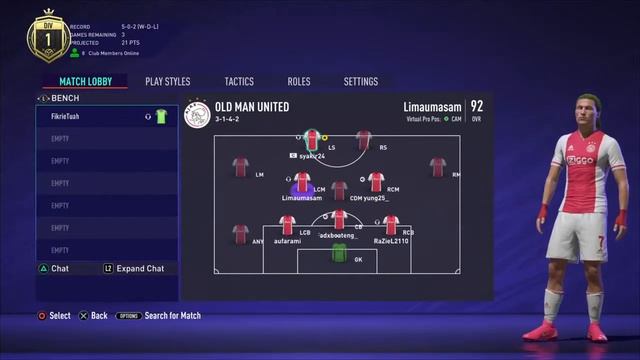 FIFA21 PRO CLUBS :OLD MAN UNITED VS ANGKATSUKI XXX (VPL KNOCKOUT QUATER FINAL) смотреть онлайн