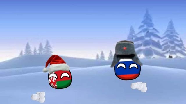 С НОВЫМ ГОДОМ 2025!!! анимация Countryballs