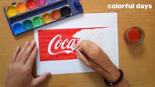 How to draw the Coca Cola logo 2021 смотреть онлайн