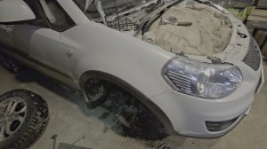 suzuki sx4 (сузуки),замена
подшипника опоры стойки , 
aмopтизаторa, пружины .#suzuki
#ремонт #машина