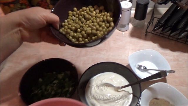 Գունեղ աղցան մակարոնով \Салат из цветных макарон \Colored pasta salad recipe смотреть онлайн