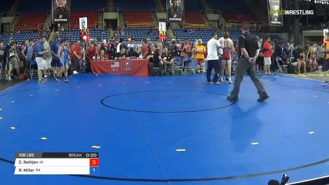 Cadet FS 106 Cons 4 - Caleb Rathjen (IA) vs. Ryan Miller (PA) смотреть онлайн