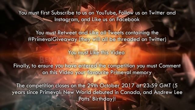 The Primeval Giveaway: 10,000 Subscriber Competition - Full Details and T&C's (#PrimevalGiveaway) смотреть онлайн