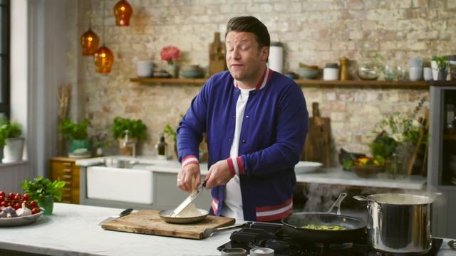 Creamy Pea & Zucchini Pasta | Jamie Oliver