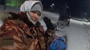 Одна на рыбалку, муж не хочет больше мерзнуть. 2020 г.