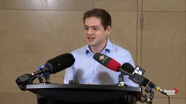 Canadian-born son of Russian spies addresses media after citizenship affirmed смотреть онлайн