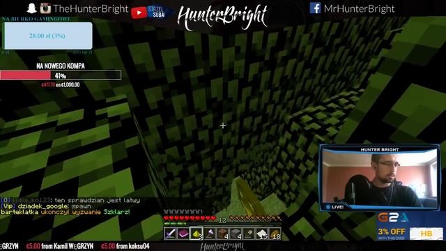 LIVE MINECRAFT - SKYBLOCK NA SKYUP.PL #1 - 15:00 - DONATE = ŁYDKA GRUBASA - WYDÓJ MNIE смотреть онлайн