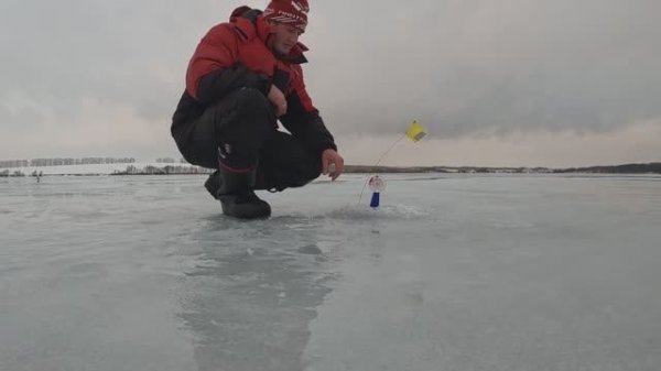 Зимняя рыбалка на Пронском водохранилище Тульская область. Щука бонус!!!!