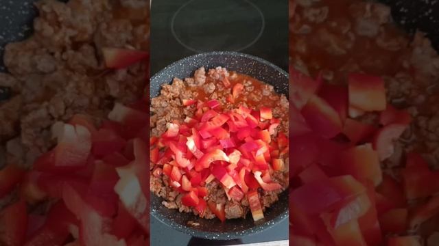 Фарш, лук,перец болгарский (красный), кукуруза консервы,лепешка,соль,перец,помидор,томатная паста смотреть онлайн