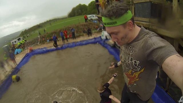 Walk the plank - Tough Mudder London West 2014 смотреть онлайн