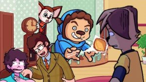 Дружочек, смотри какой вкусный пирожок!