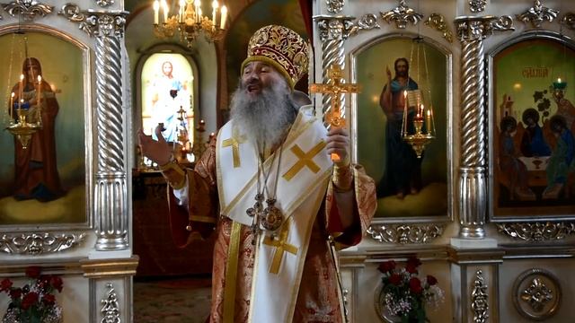 Проповедь митрополита Иоанна после пасхальной вечерни в Троицком храме г Козьмодемьянска смотреть онлайн