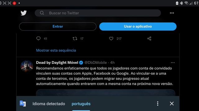 ALERTA! 13 DIAS PARA O DBD MOBILE SAIR DA PLAY STORE! - Dead by Daylight Mobile смотреть онлайн