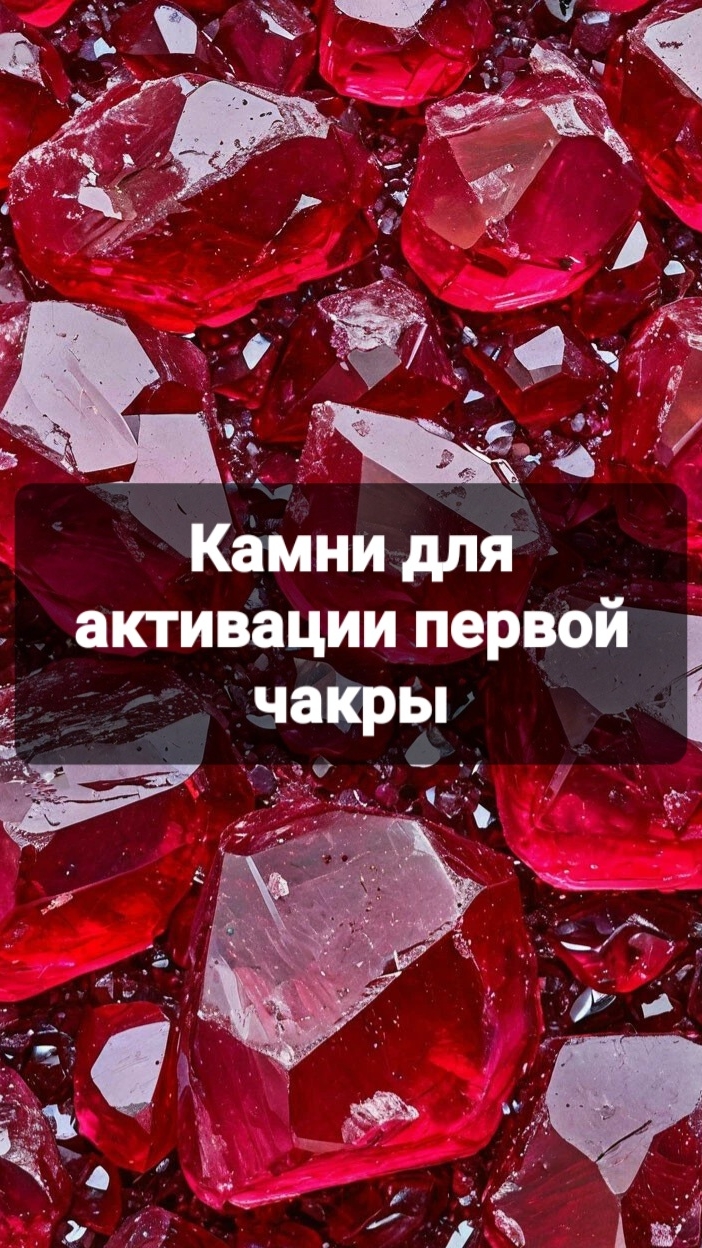 Минералы первой чакры