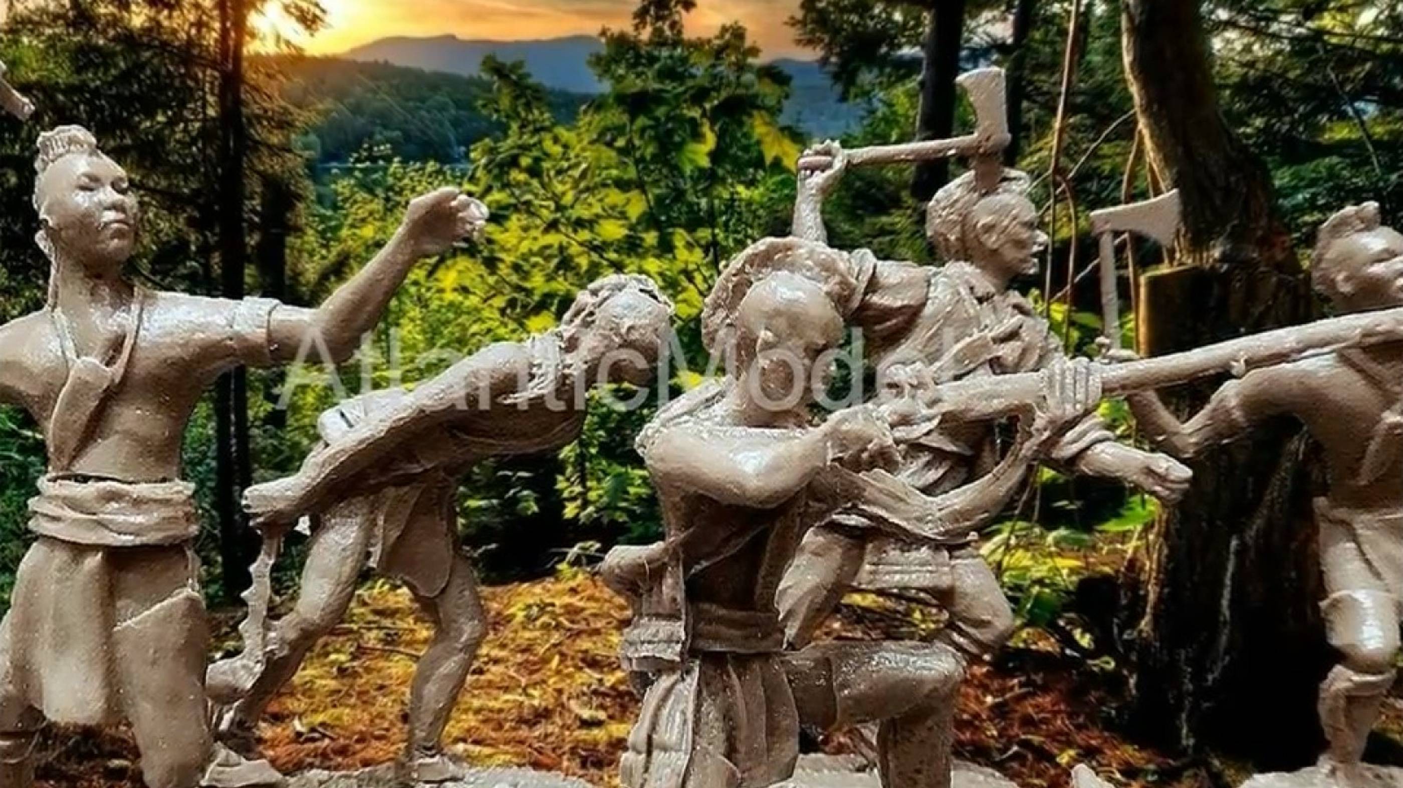 солдатики Barzso индейцы Ирокезы set #2 13 фигур смотреть онлайн