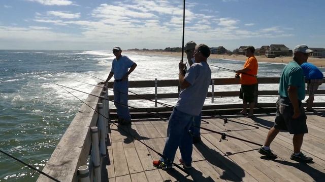 Hatteras Island #2~ OBX ~ Rodanthe Pier (B) ~ Catching Sting Rays