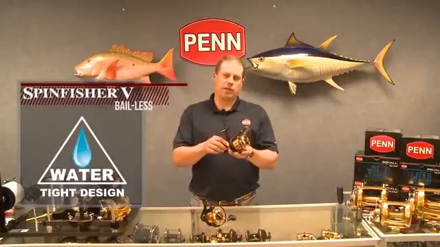 Penn Spinfisher V 6500 Bail Less Reels PENN Spinfisher V 6500 BLS Bail Less Reel смотреть онлайн
