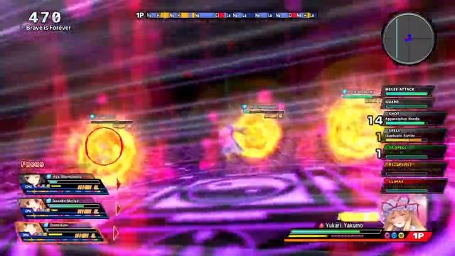 Sky adventure Yukari vs Suika, Suwako n Aya - Touhou Sky Arena Matsuri Climax смотреть онлайн