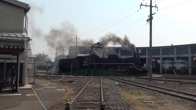 Steam of Banetsu-sai Line in Japan 1（Apr., 2009)　磐越西線の蒸気機関車　2009年4月 1 смотреть онлайн