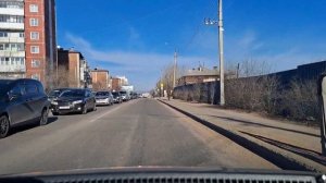 Поворот налево с пр.Строителей на ул.Жердева (угол поворота 90 гр.)