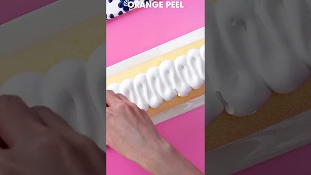 Yummy & Fresh Orange Roll Cake #Shorts смотреть онлайн