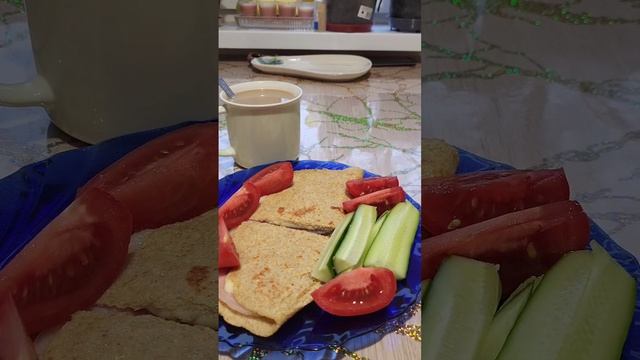 Овсяноблин. Мой завтрак. #еда #кулинария смотреть онлайн