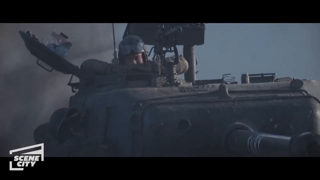 Corazones De Hierro: Tanque Sherman Vs. Tanque Tiger (Clip En HD Con Brad Pitt)