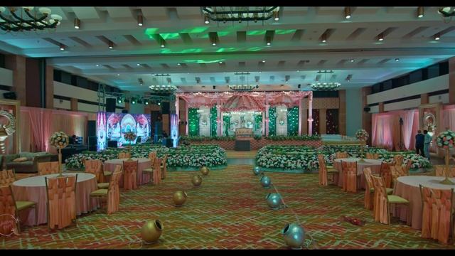 JAYPEE PALACE WEDDING DECORATION VIDEO | BEST WEDDING DECORATION AGRA 2021 | смотреть онлайн