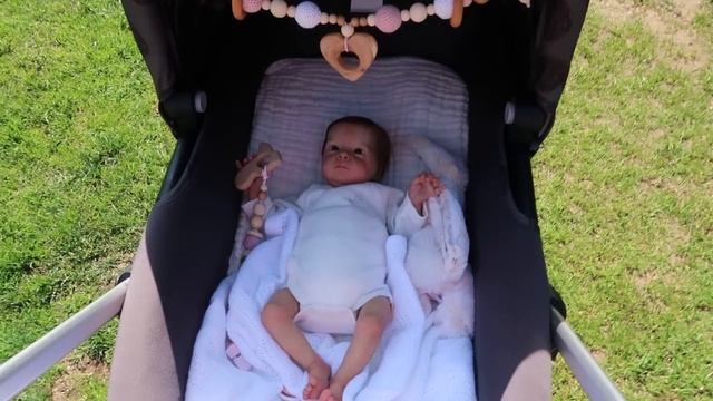 VLOG Reborn doll stroller and walk | Поездка с реборном Бонни Прогулка с Бонни смотреть онлайн