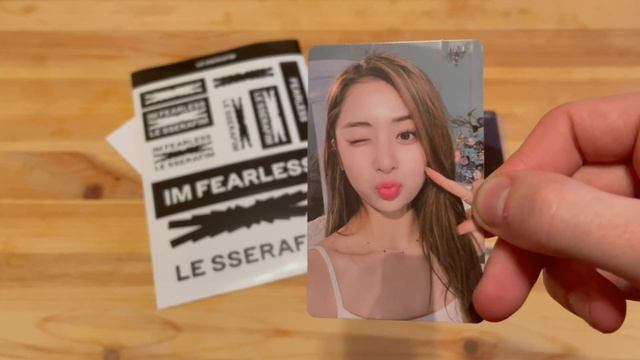 Unboxing Le Sserafim Fearless / Распаковка Le Sserafim Fearless / Ищу Kim Garam