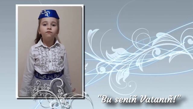 SEYRAN ÜSEİNOV. Сейран Усеинов, Bu Seniñ Vatanıñ!                          Nazlı Karaçul, 6yaşında