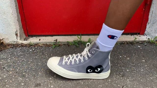 Converse x Comme des Garçons Gray | Chuck 70 CDG’S | Review and On Feet смотреть онлайн