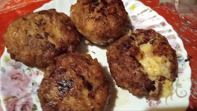 Котлеты с сыром внутри👌👅🫦#котлеты смотреть онлайн