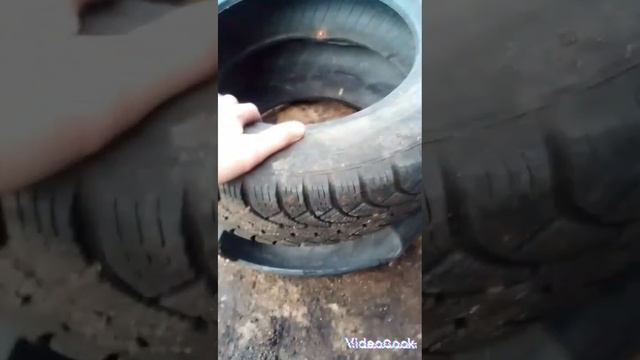 Делаем гнездо для птицы из старых шин смотреть онлайн