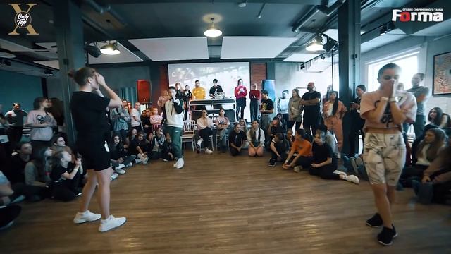 KRI VS ALENA | DANCEHALL BEGINNERS 1/8 | ONLY TOP X смотреть онлайн