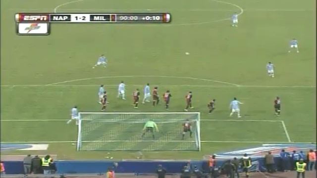 Napoli vs Milan 1-2 [Cigarini 90'] [28/10/2009] http://es.justin.tv/mx_sports смотреть онлайн