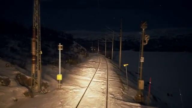 Winter Railway. One Hour Chillout.